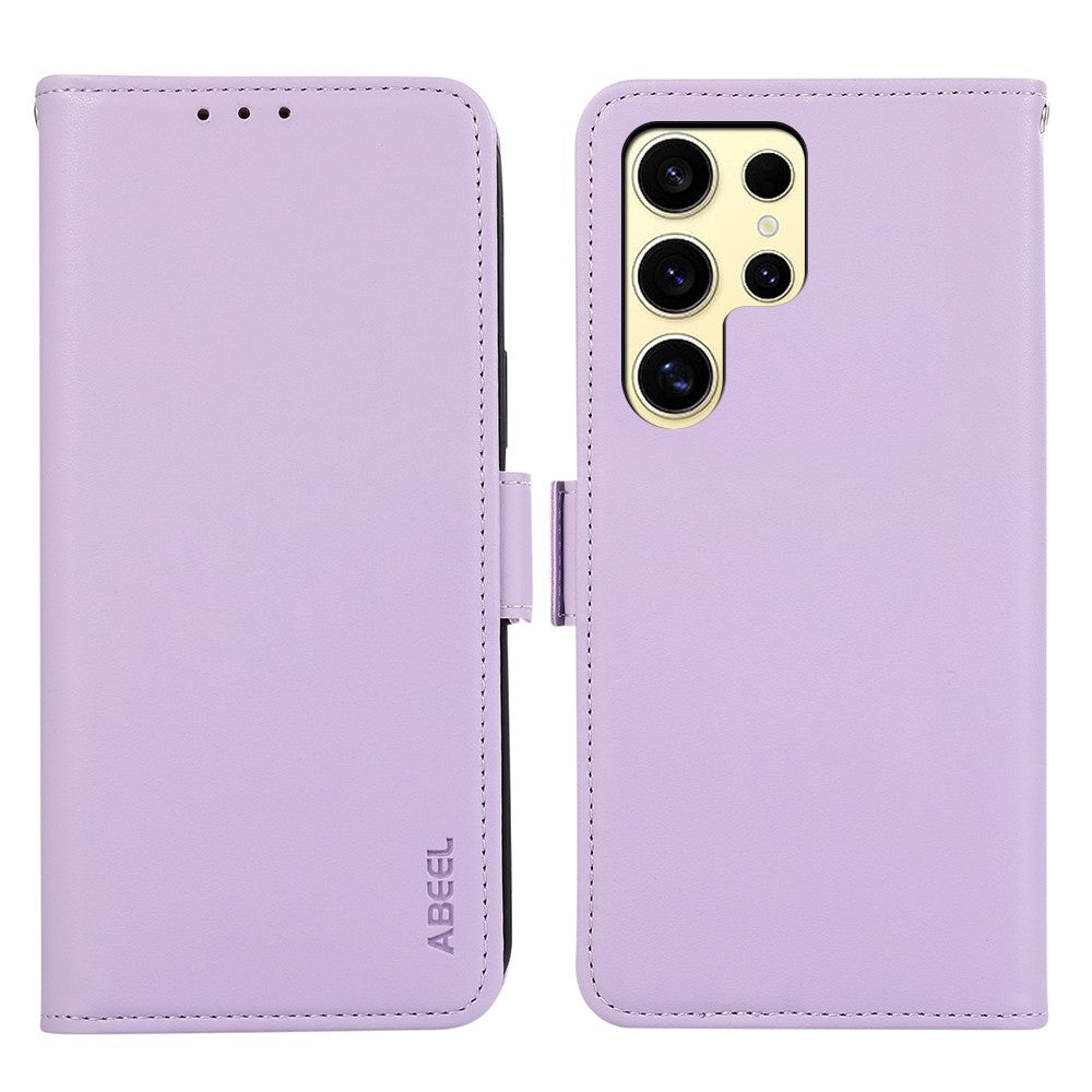 ABEEL For Samsung Galaxy S26 Ultra Case Leather Phone Cover with RFID Blocking Wallet