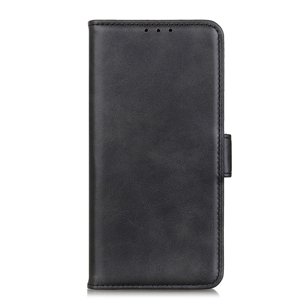 For Motorola Moto G06 4G Case Stand Cowhide Texture PU Leather Phone Cover