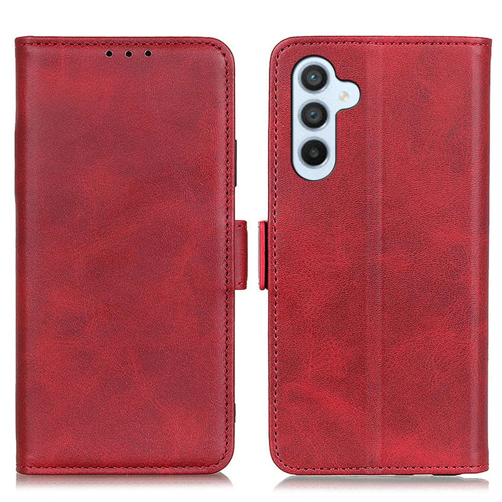 For Samsung Galaxy S26  /  S26 Pro Case Stand Cowhide Texture PU Leather Phone Cover