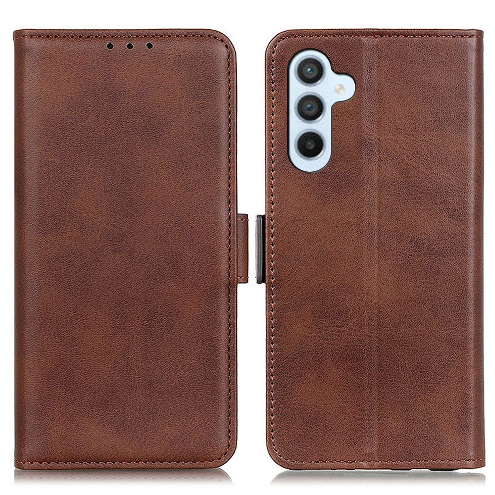 For Samsung Galaxy S26  /  S26 Pro Case Stand Cowhide Texture PU Leather Phone Cover