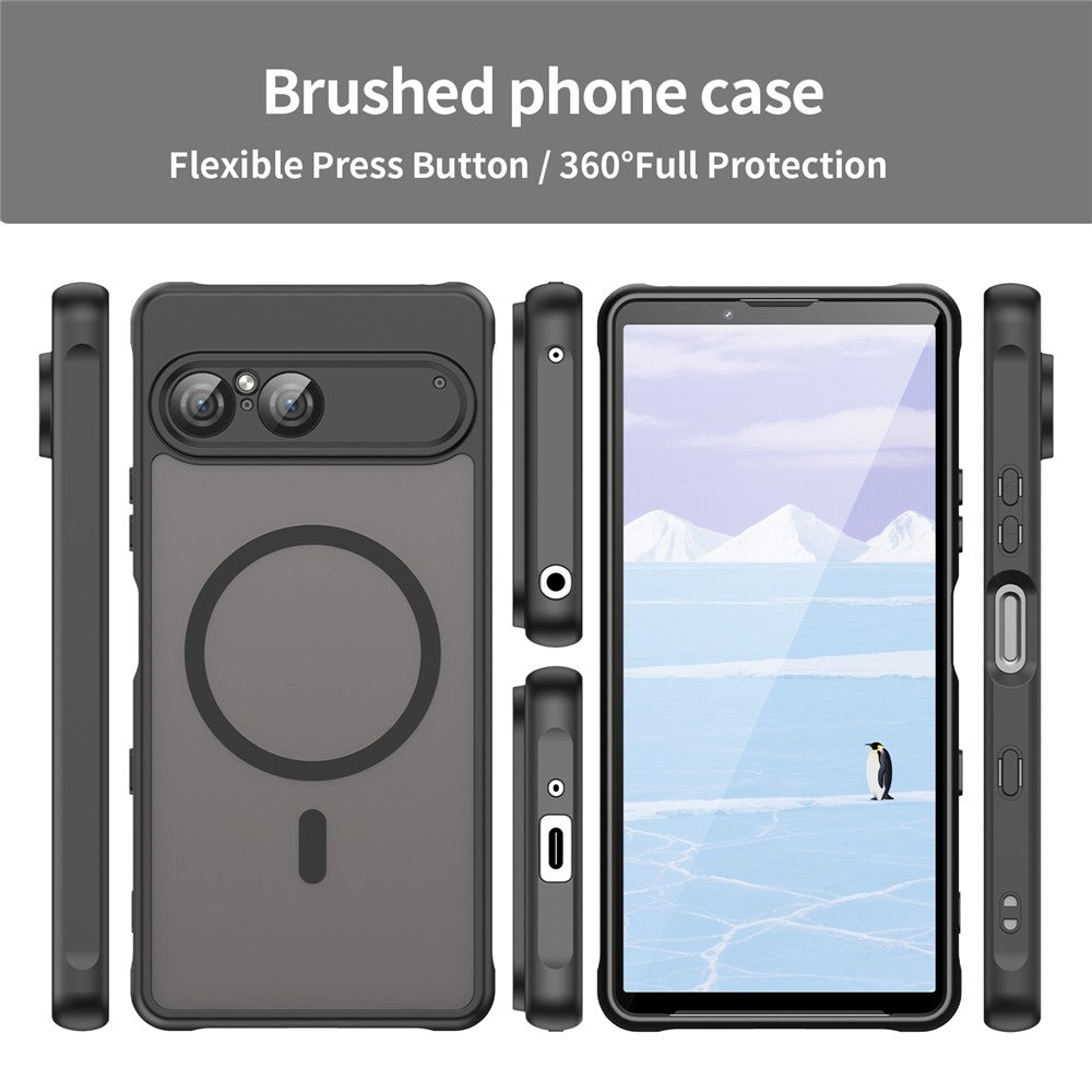 For Sony Xperia 10 VII Case Compatible with MagSafe Anti Drop PC + TPU Phone Cover