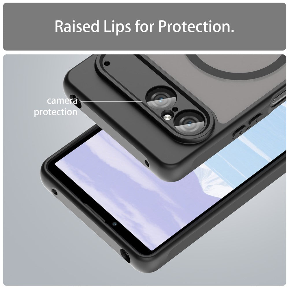 For Sony Xperia 10 VII Case Compatible with MagSafe Anti Drop PC + TPU Phone Cover