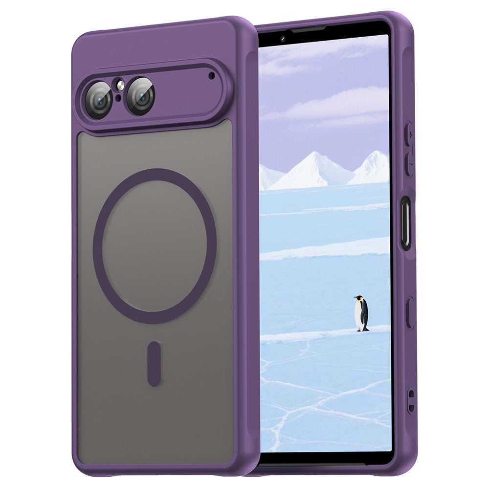 For Sony Xperia 10 VII Case Compatible with MagSafe Anti Drop PC + TPU Phone Cover