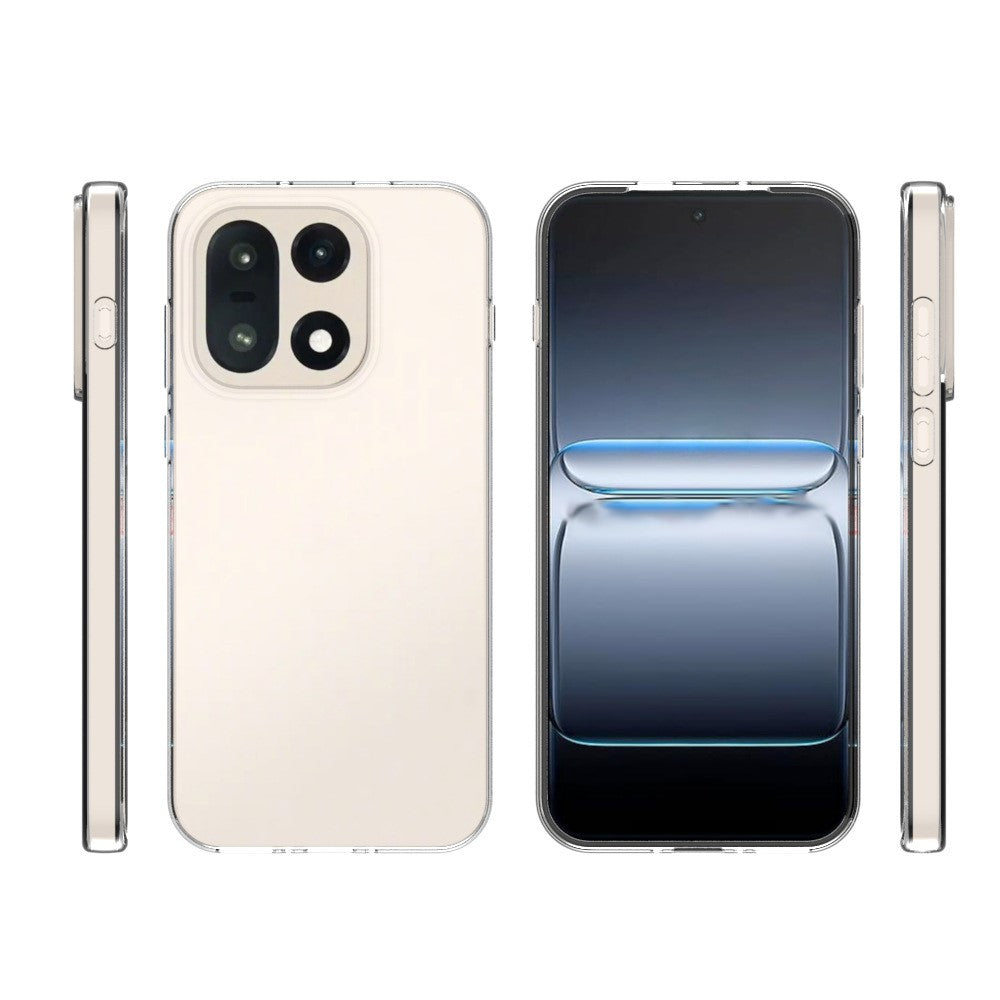 For OnePlus 15 5G Case Watermark Resistant TPU Clear Phone Back Cover