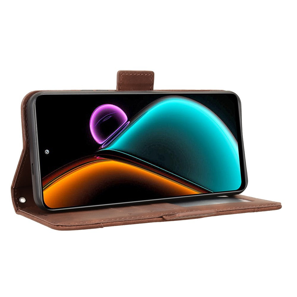 For Blackview Color 6 Leather Case Phone Wallet Cover with Multiple Card Slots