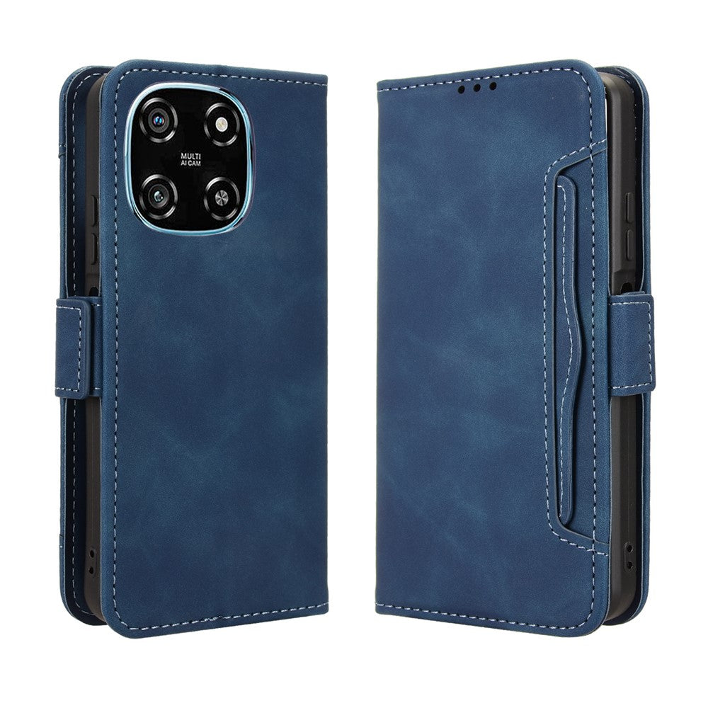 For Blackview Color 6 Leather Case Phone Wallet Cover with Multiple Card Slots