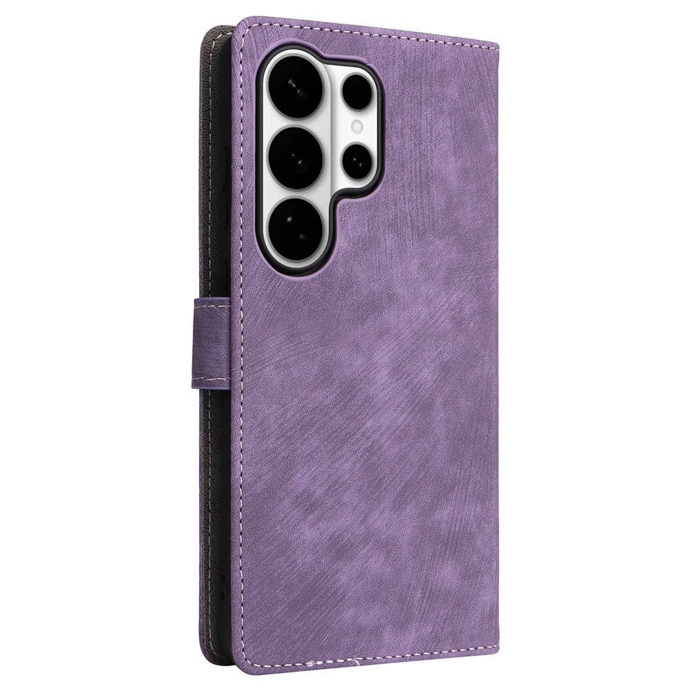 For Samsung Galaxy S26 Ultra Case Wallet RFID Blocking PU Leather Phone Cover Stand with Strap