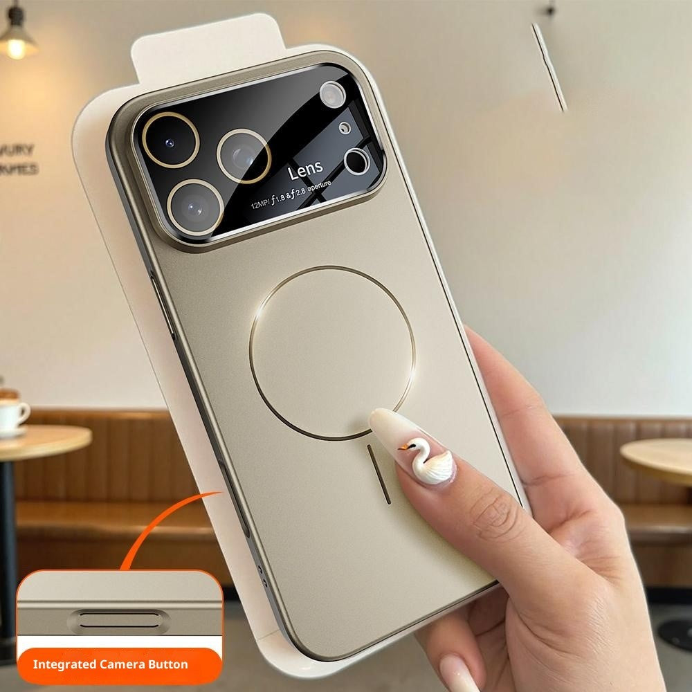 For iPhone 17 Pro Max Case Rubberized Skin Touch Magnetic PC Phone Cover Compatible with MagSafe