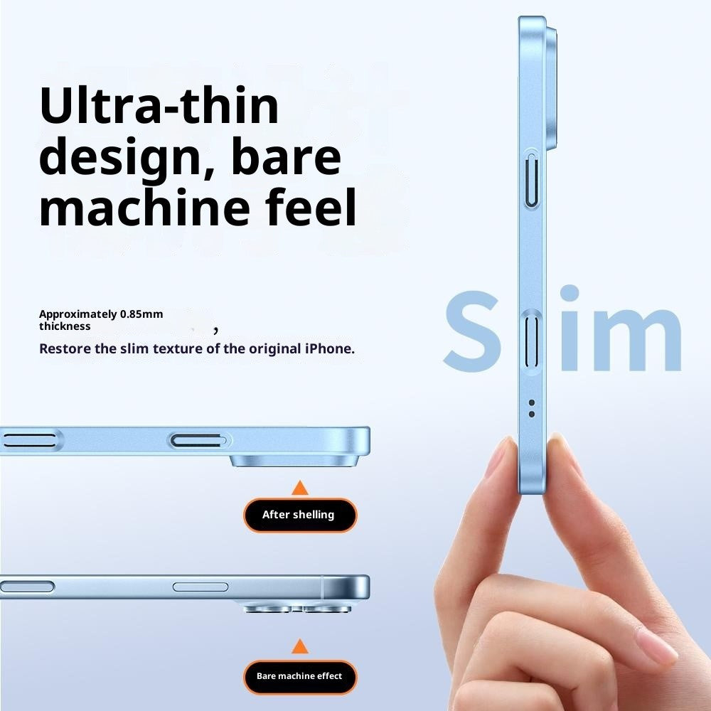 For iPhone 17 Pro Max Case Rubberized Skin Touch Magnetic PC Phone Cover Compatible with MagSafe