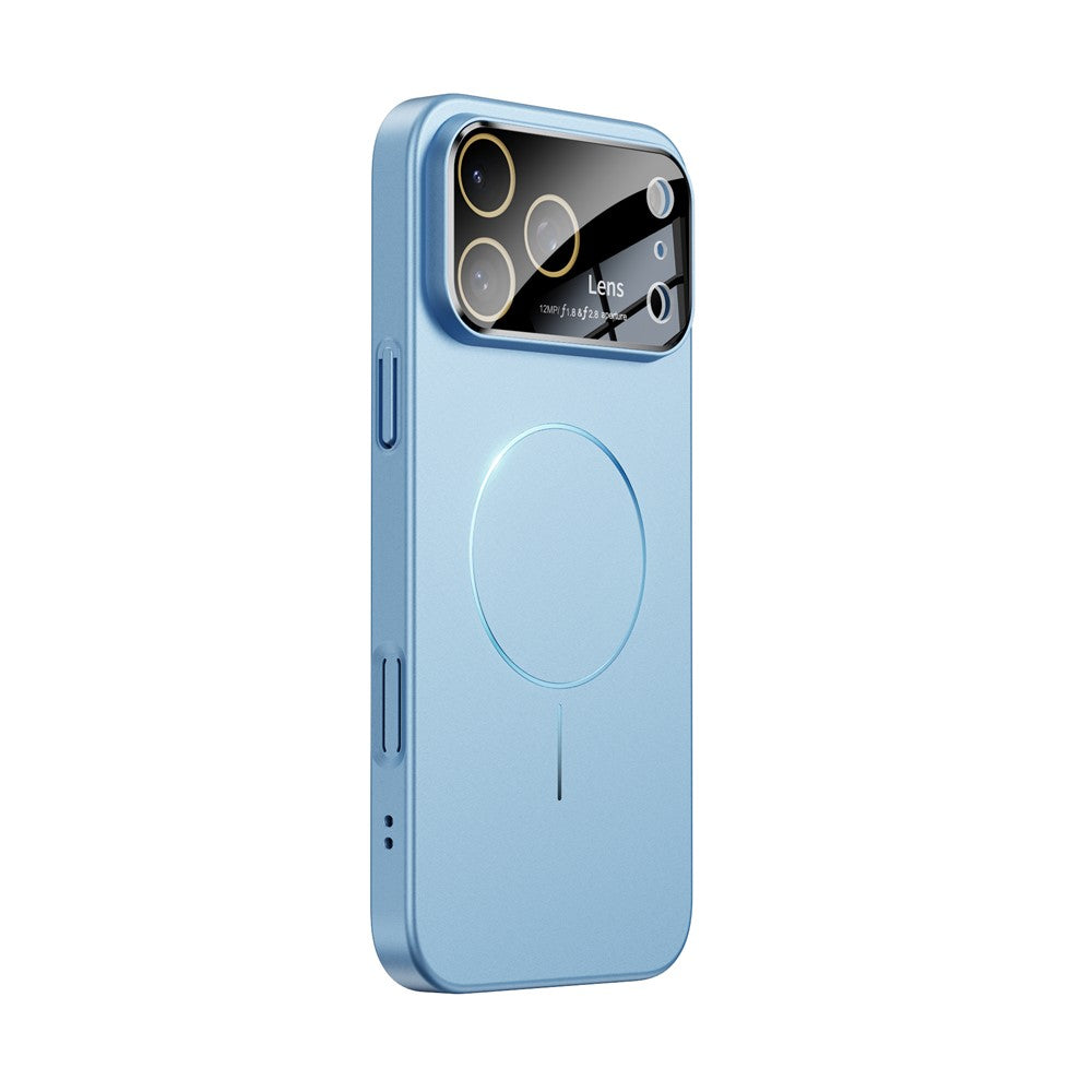 For iPhone 17 Pro Max Case Rubberized Skin Touch Magnetic PC Phone Cover Compatible with MagSafe