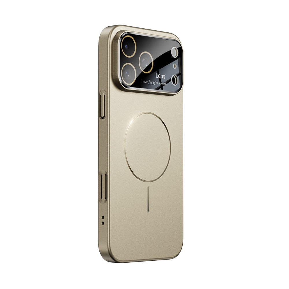 Funda para iPhone 17 Pro, de goma, táctil, magnética, de PC, compatible con MagSafe