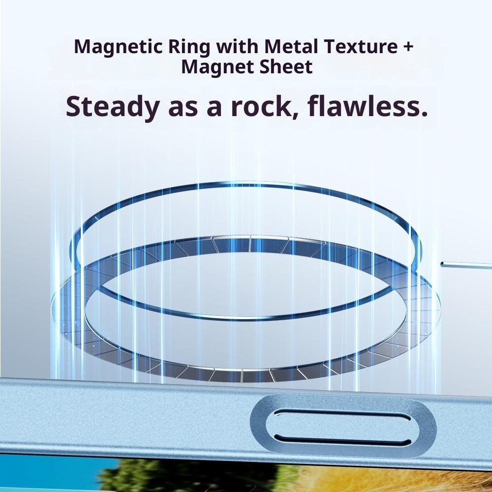 For iPhone 17 Case Rubberized Skin Touch Magnetic PC Phone Cover Compatible with MagSafe