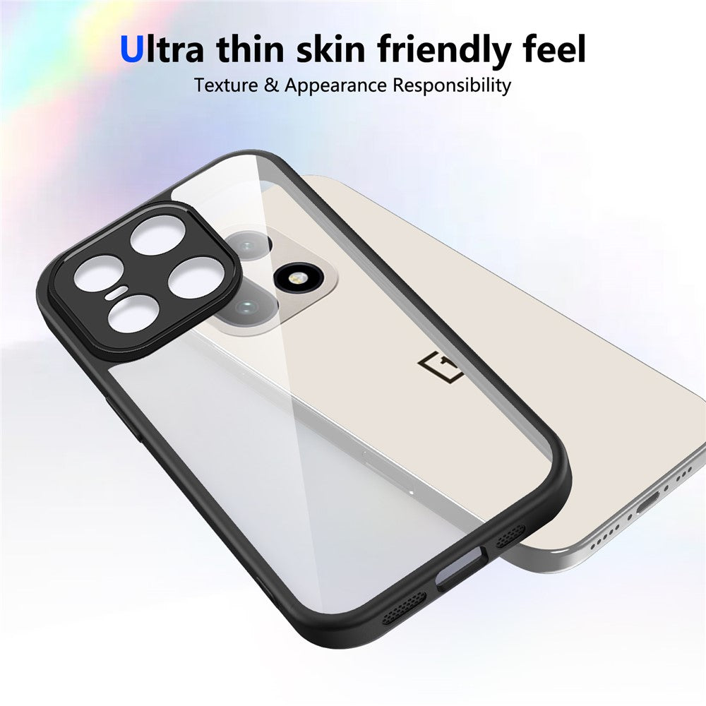 For OnePlus 15 5G Case Matte Skin Touch Clear PC + TPU Shockproof Phone Back Cover