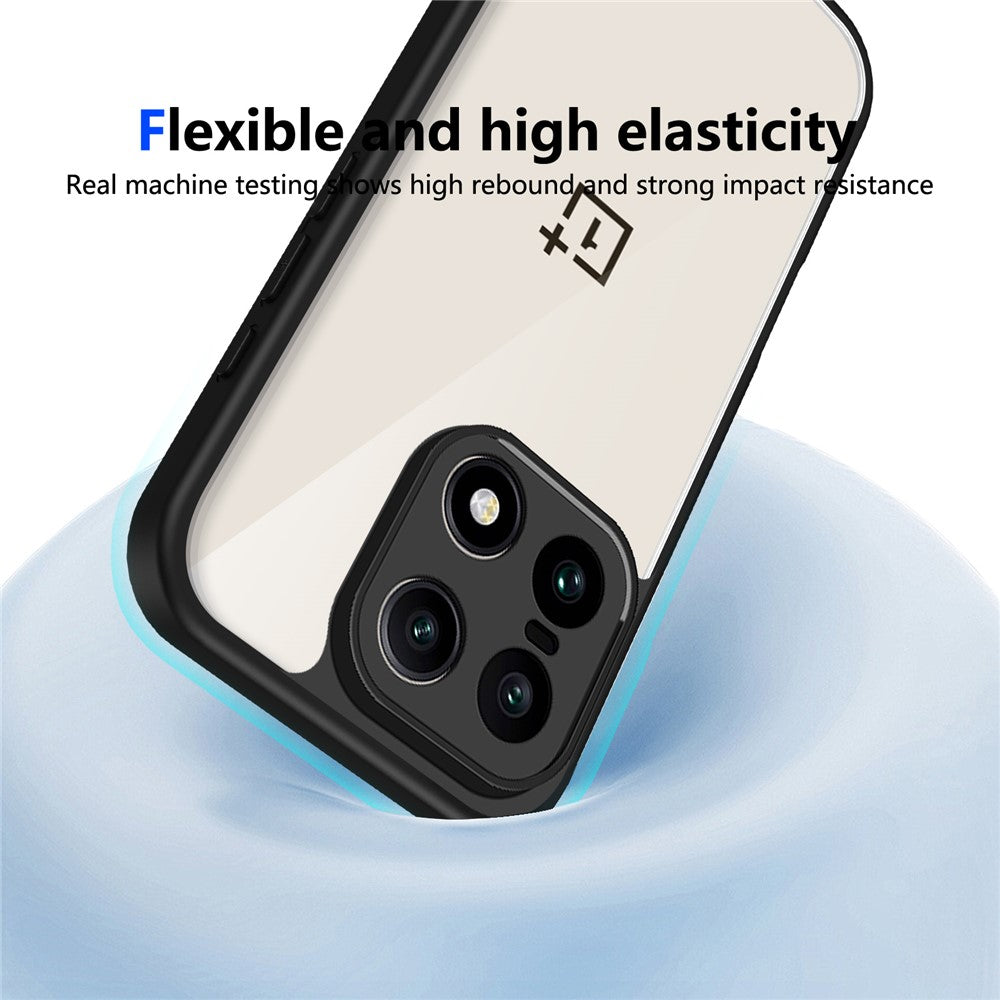 For OnePlus 15 5G Case Matte Skin Touch Clear PC + TPU Shockproof Phone Back Cover
