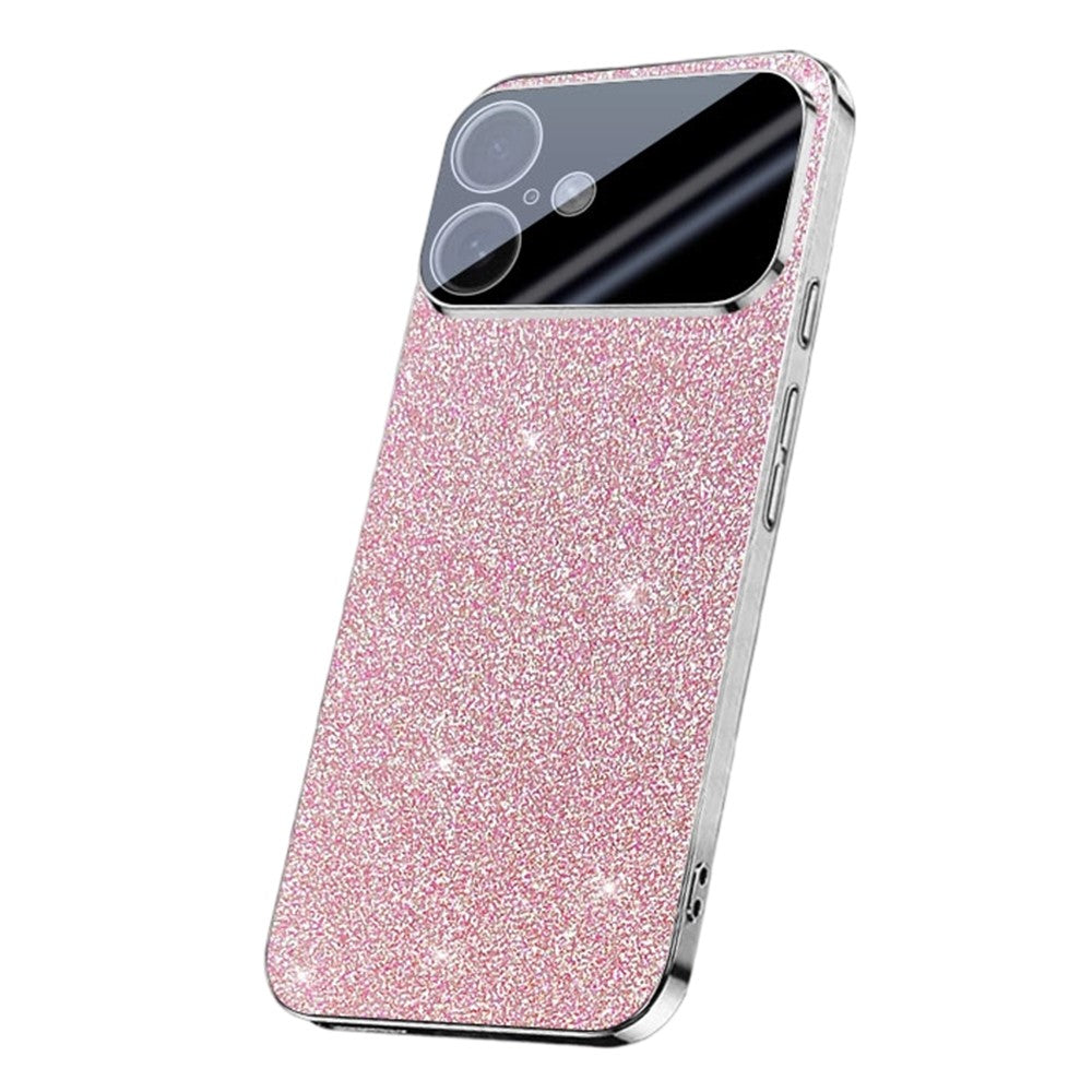 For iPhone 17 Case Sparkling Starlight Glitter Electroplated Shockproof PC + TPU Phone Cover