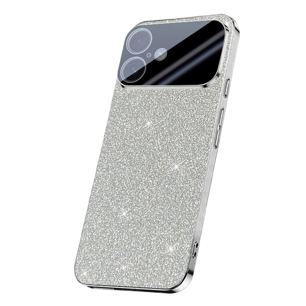 For iPhone 17 Case Sparkling Starlight Glitter Electroplated Shockproof PC + TPU Phone Cover