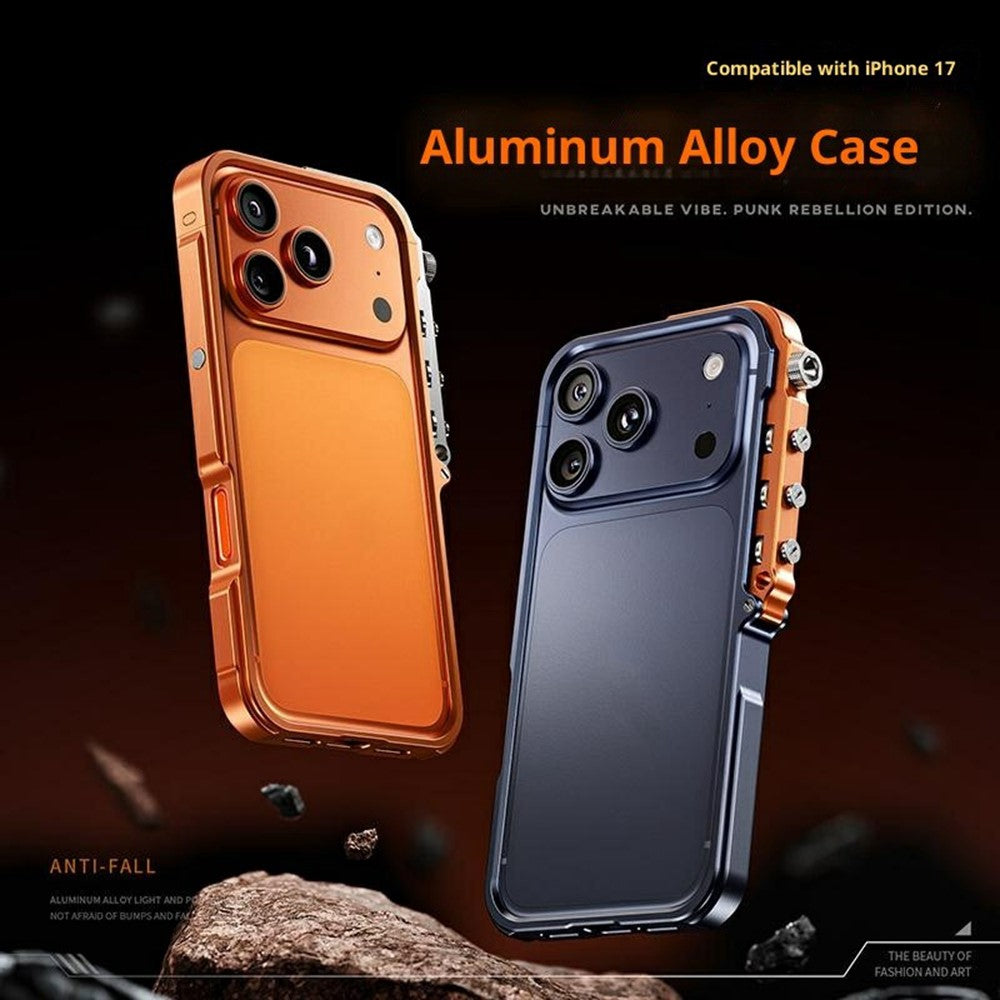 For iPhone 17 Pro Max Bumper Case Aluminum Alloy Metal Frame Phone Cover