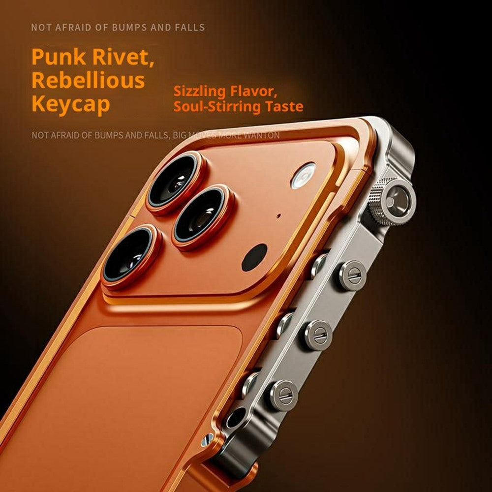 For iPhone 17 Pro Max Bumper Case Aluminum Alloy Metal Frame Phone Cover