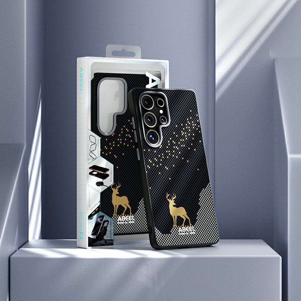 ABEEL For Samsung Galaxy S24 Ultra Case Compatible with MagSafe Ultra Slim PC TPU Phone Back Cover