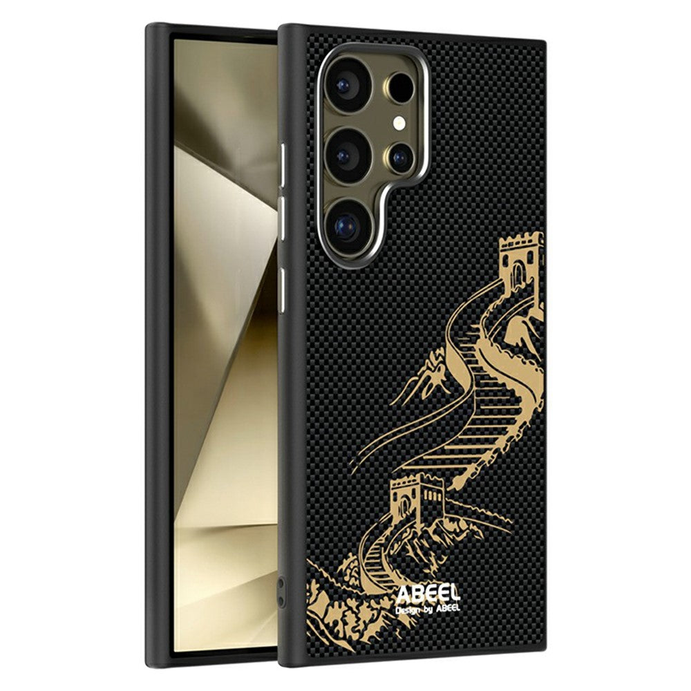 ABEEL For Samsung Galaxy S24 Ultra Case Compatible with MagSafe Ultra Slim PC TPU Phone Back Cover