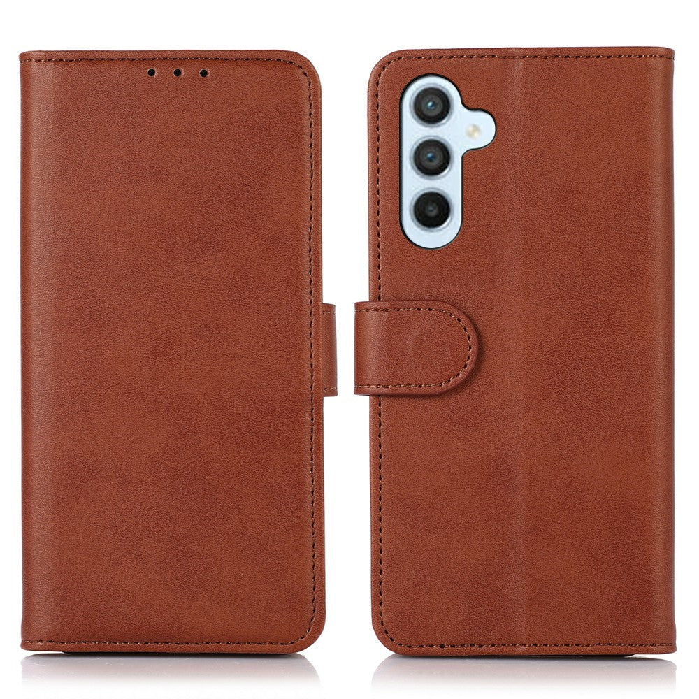 For Samsung Galaxy S26  /  S26 Pro Case Cowhide Texture Leather Wallet Phone Cover with Stand