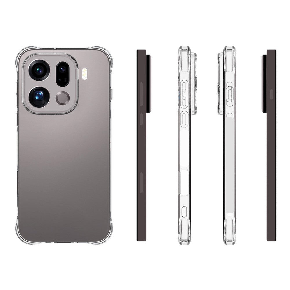 For Oppo Find X9 Pro 5G TPU Phone Case Non Slip Transparent Mobile Phone Cover