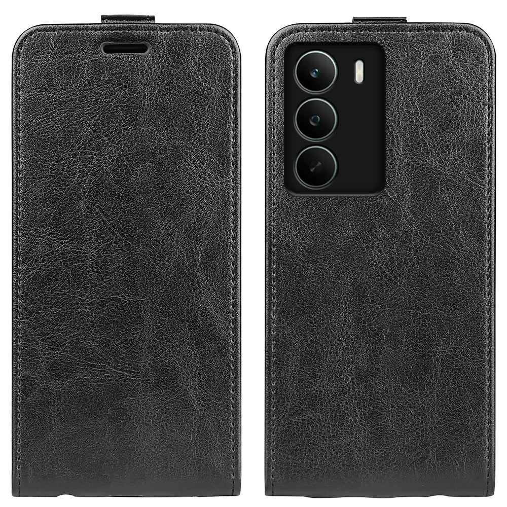 For Realme C71 4G Case with Card Slots Vertical Flip Leather Phone Cover