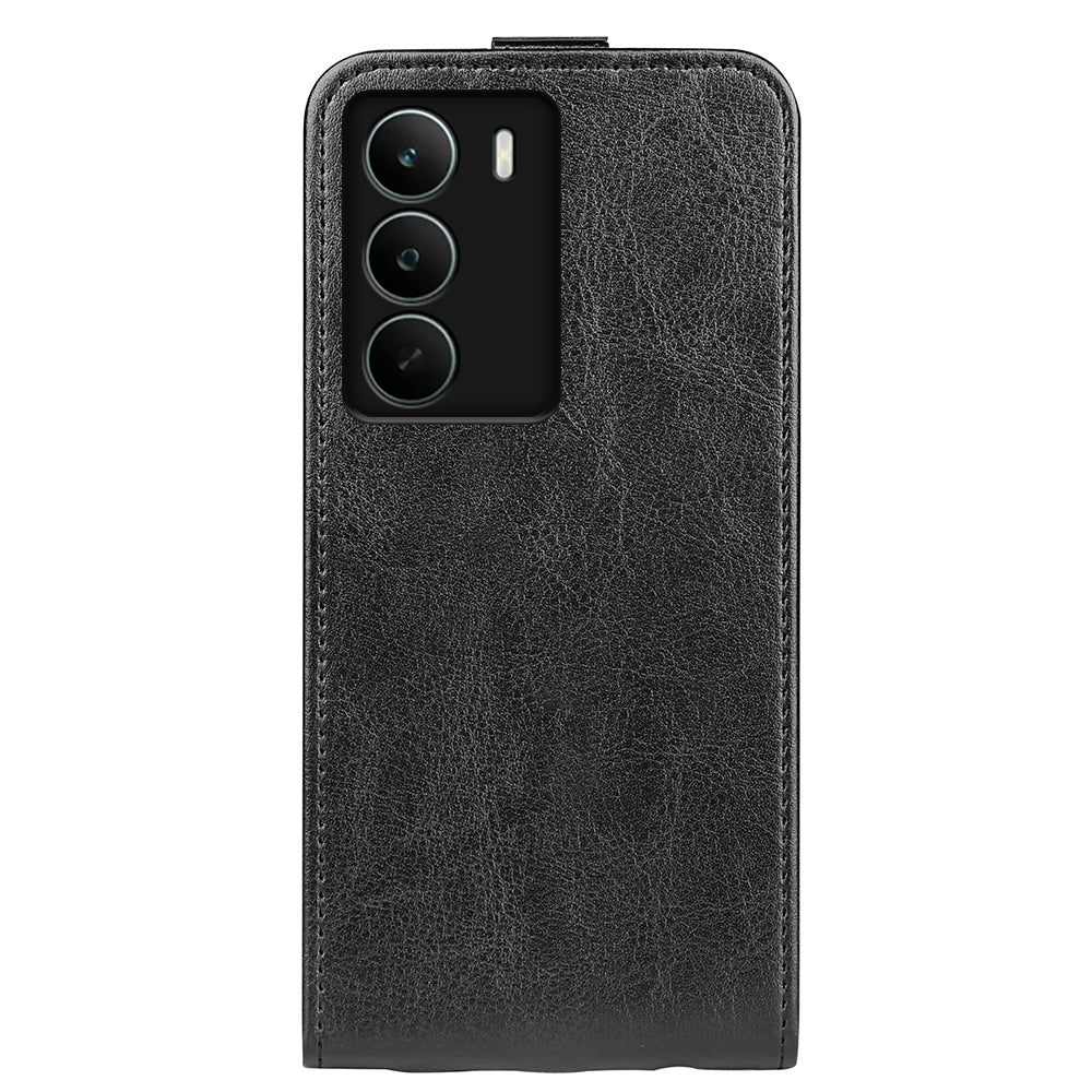 For Realme C71 4G Case with Card Slots Vertical Flip Leather Phone Cover