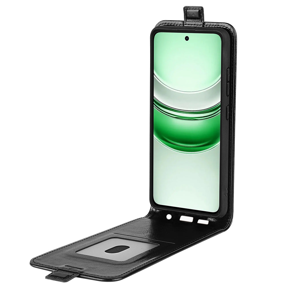 For Realme C71 4G Case with Card Slots Vertical Flip Leather Phone Cover