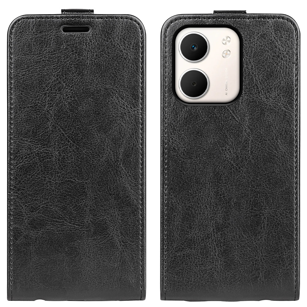 For Oppo A5x 5G / Oppo A5x 4G Case with Card Slots Vertical Flip Leather Phone Cover