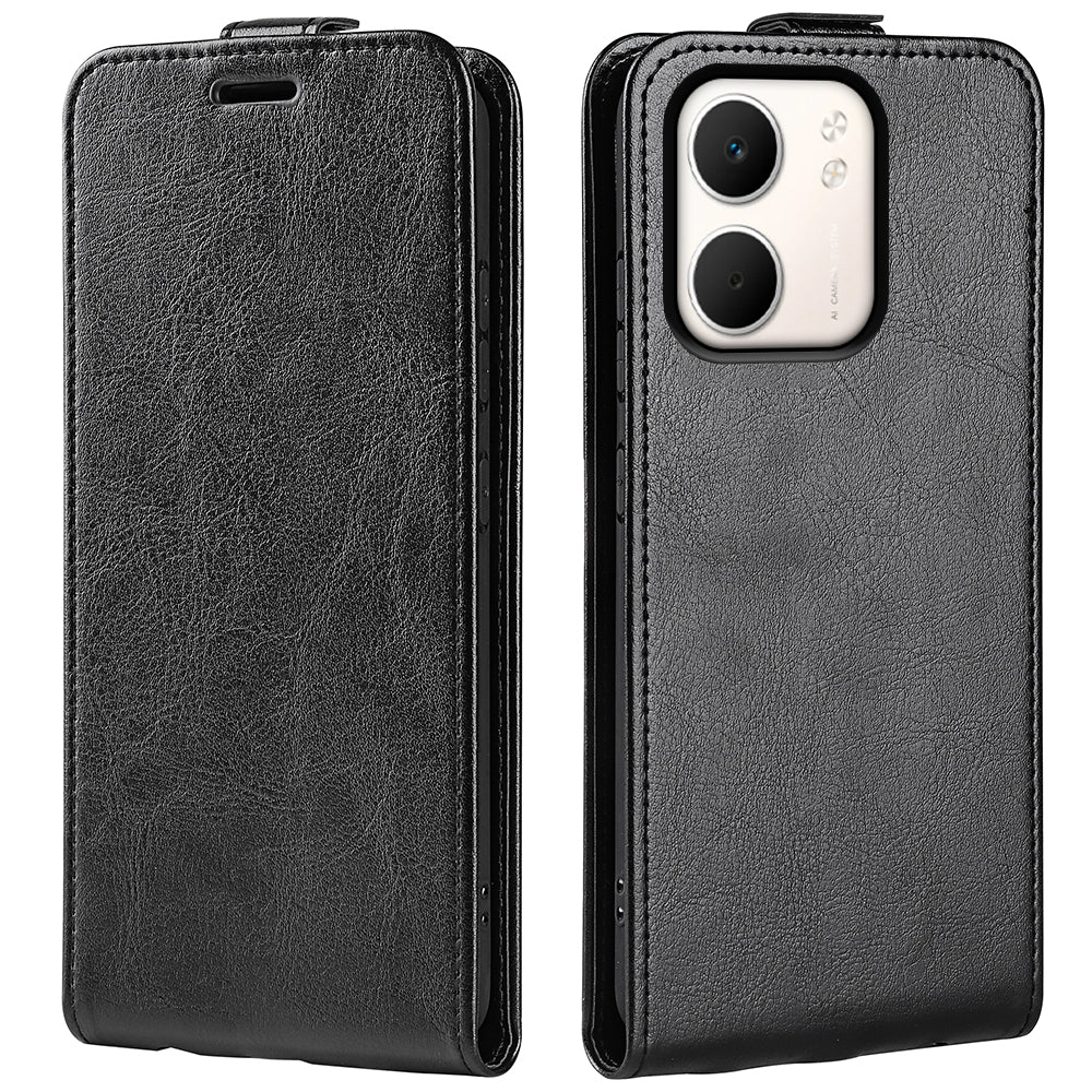 For Oppo A5x 5G / Oppo A5x 4G Case with Card Slots Vertical Flip Leather Phone Cover