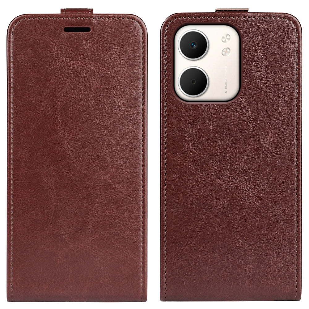 For Oppo A5x 5G / Oppo A5x 4G Case with Card Slots Vertical Flip Leather Phone Cover