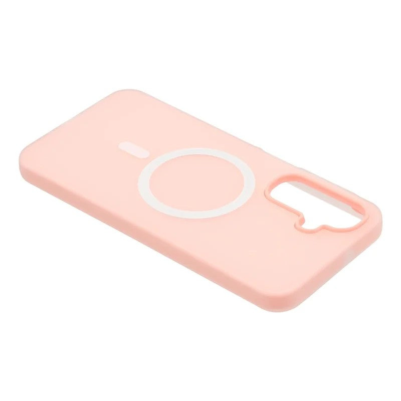 For Samsung Galaxy A55 5G Magnetic Case WANLONFENG ML Series Matte PC TPU Phone Cover Large Cutouts with 2Pcs Screen Film