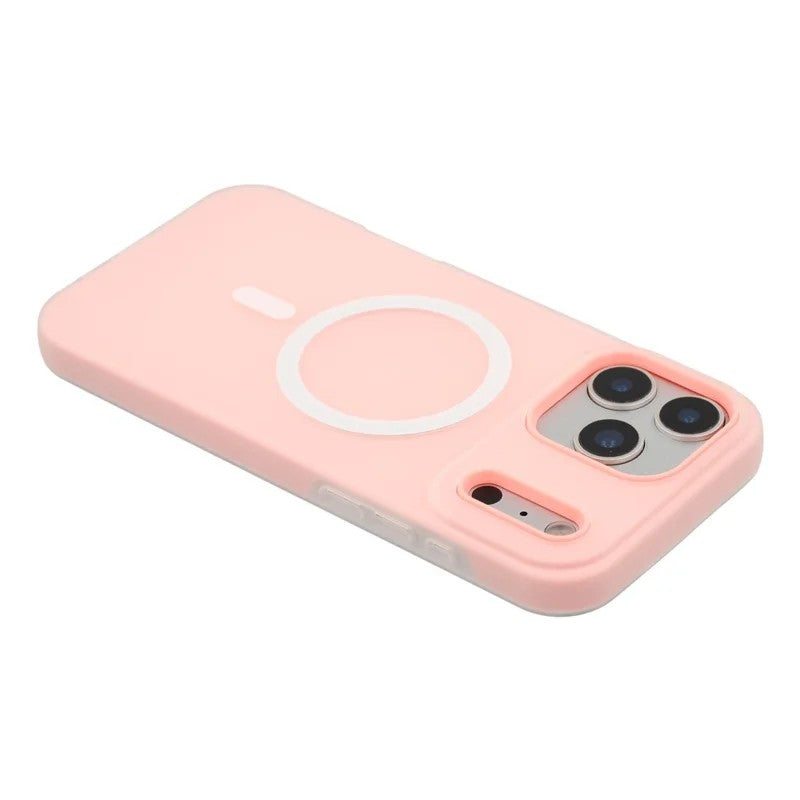 Coque magnétique WANLONFENG série ML pour iPhone 17 Pro, en polycarbonate et TPU mat, avec découpes larges et 2 films de protection d'écran.