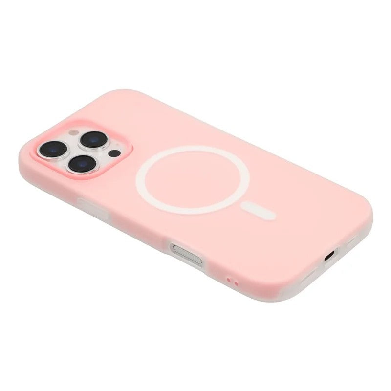 For iPhone 16 Pro Magnetic Case WANLONFENG ML Series Matte PC TPU Phone Cover Large Cutouts with 2Pcs Screen Film