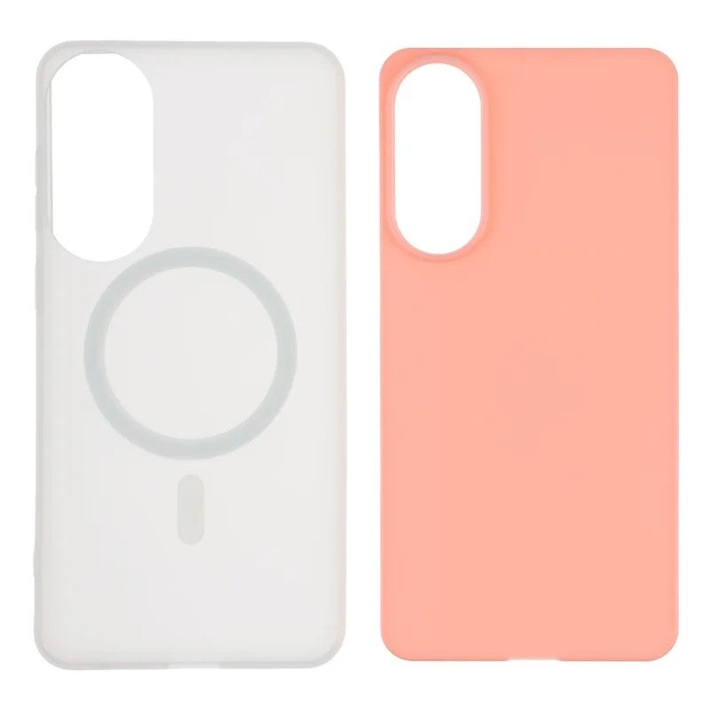 For Samsung Galaxy S25 Edge Magnetic Case WANLONFENG ML Series Matte PC TPU Phone Cover Large Cutouts with 2Pcs Screen Film