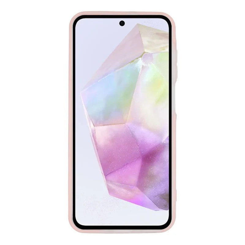 For Samsung Galaxy A25 5G (Global) (161mm) Magnetic Case WANLONFENG ML Series Matte PC TPU Phone Cover Large Cutouts with 2Pcs Screen Film