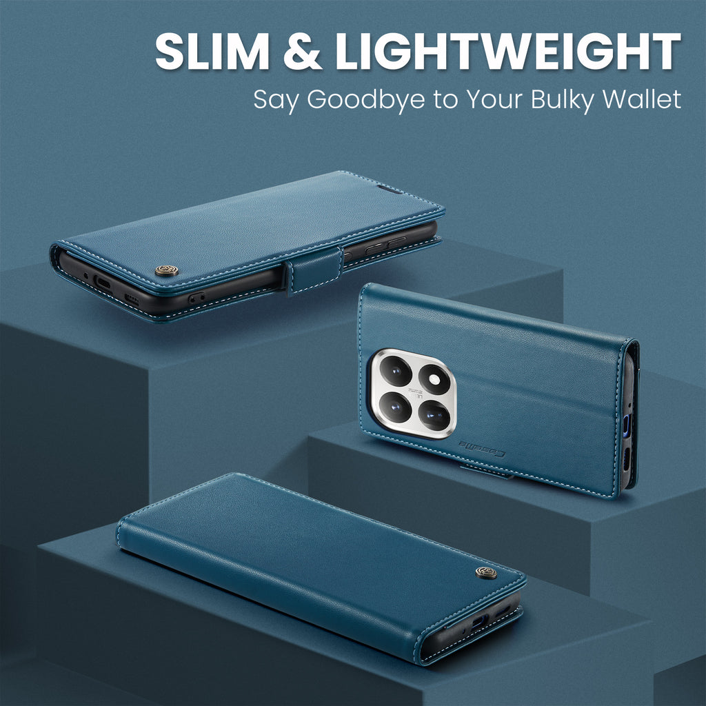 For Xiaomi 15T Case CASEME 023 Series RFID Blocking Glossy Stand Phone Cover