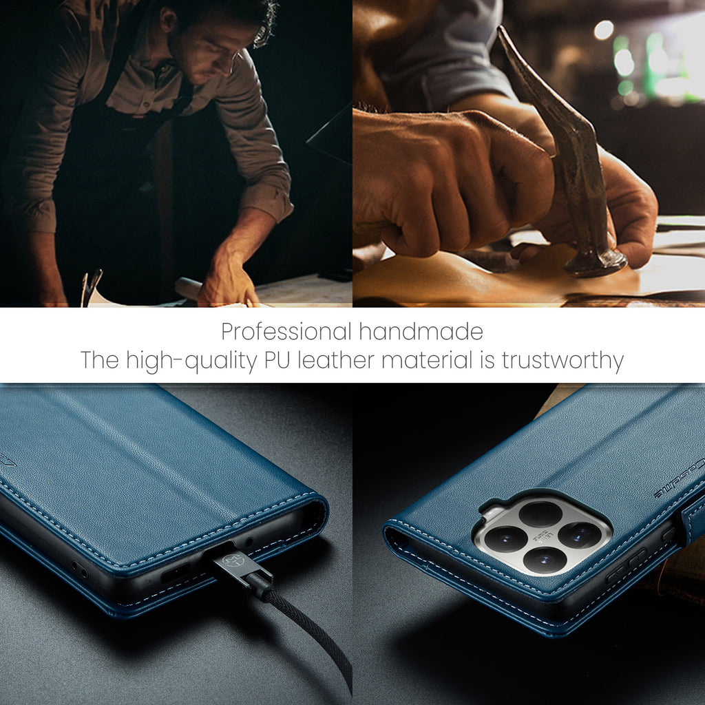 For Xiaomi 15T Pro Case CASEME 023 Series RFID Blocking Glossy Stand Phone Cover