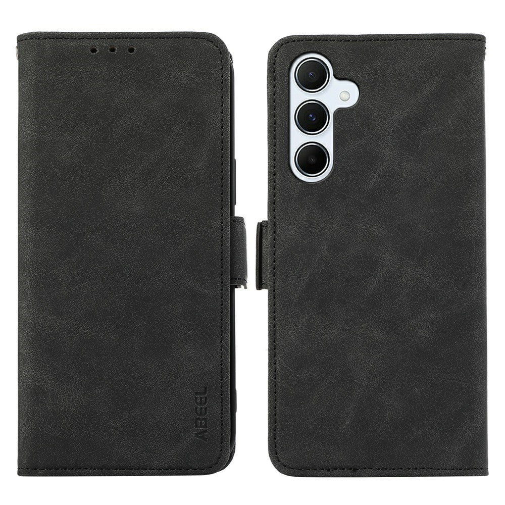 ABEEL For Samsung Galaxy S26  /  S26 Pro Case PU Leather Folio Stand View RFID Blocking Phone Cover