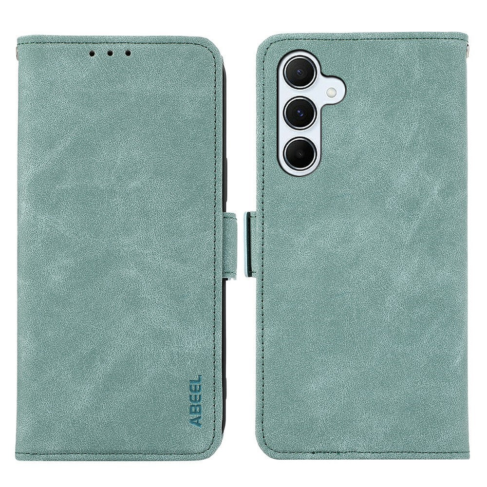 ABEEL For Samsung Galaxy S26  /  S26 Pro Case PU Leather Folio Stand View RFID Blocking Phone Cover