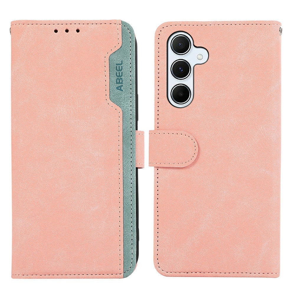 ABEEL For Samsung Galaxy S26  /  S26 Pro Case Color Splicing Leather Flip Phone Cover RFID Blocking