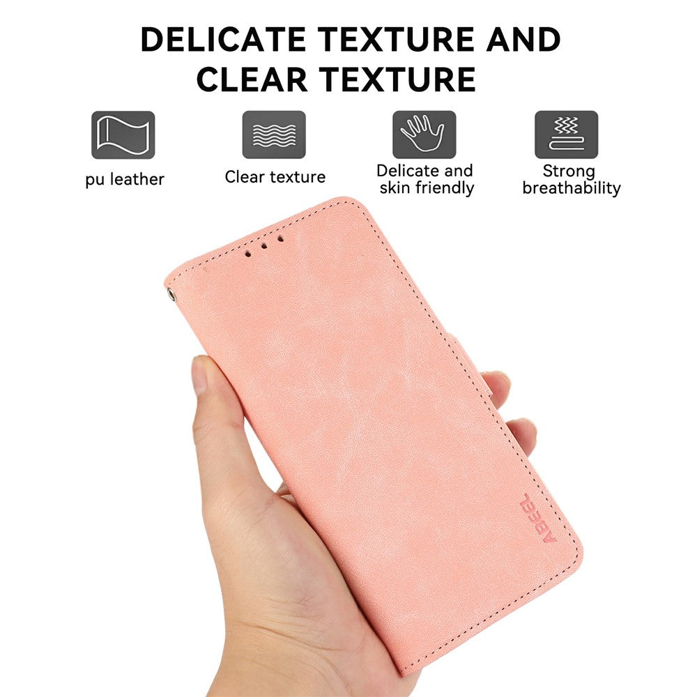 ABEEL For Samsung Galaxy S26 Ultra Case PU Leather Folio Stand View RFID Blocking Phone Cover