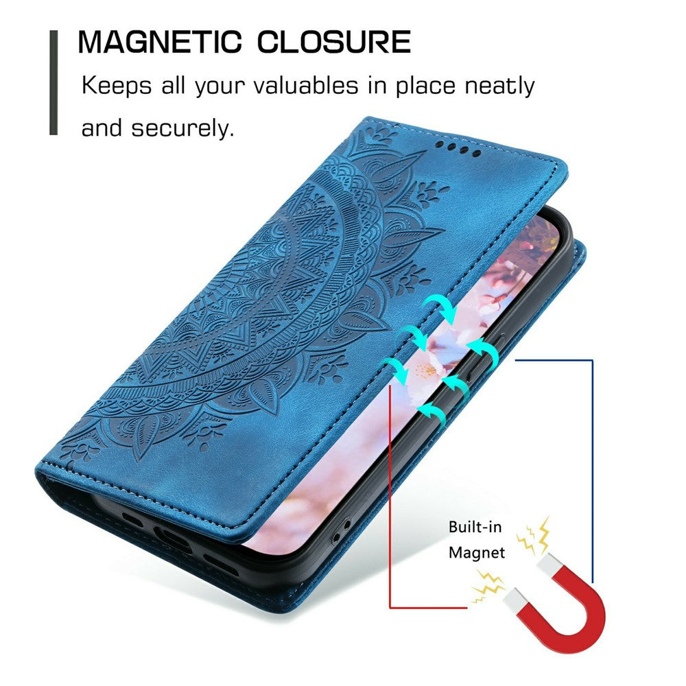 For Samsung Galaxy S26  /  S26 Pro Case Magnetic Closing Leather Phone Cover Pattern Imprinted