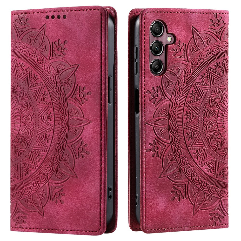 For Samsung Galaxy S26  /  S26 Pro Case Magnetic Closing Leather Phone Cover Pattern Imprinted