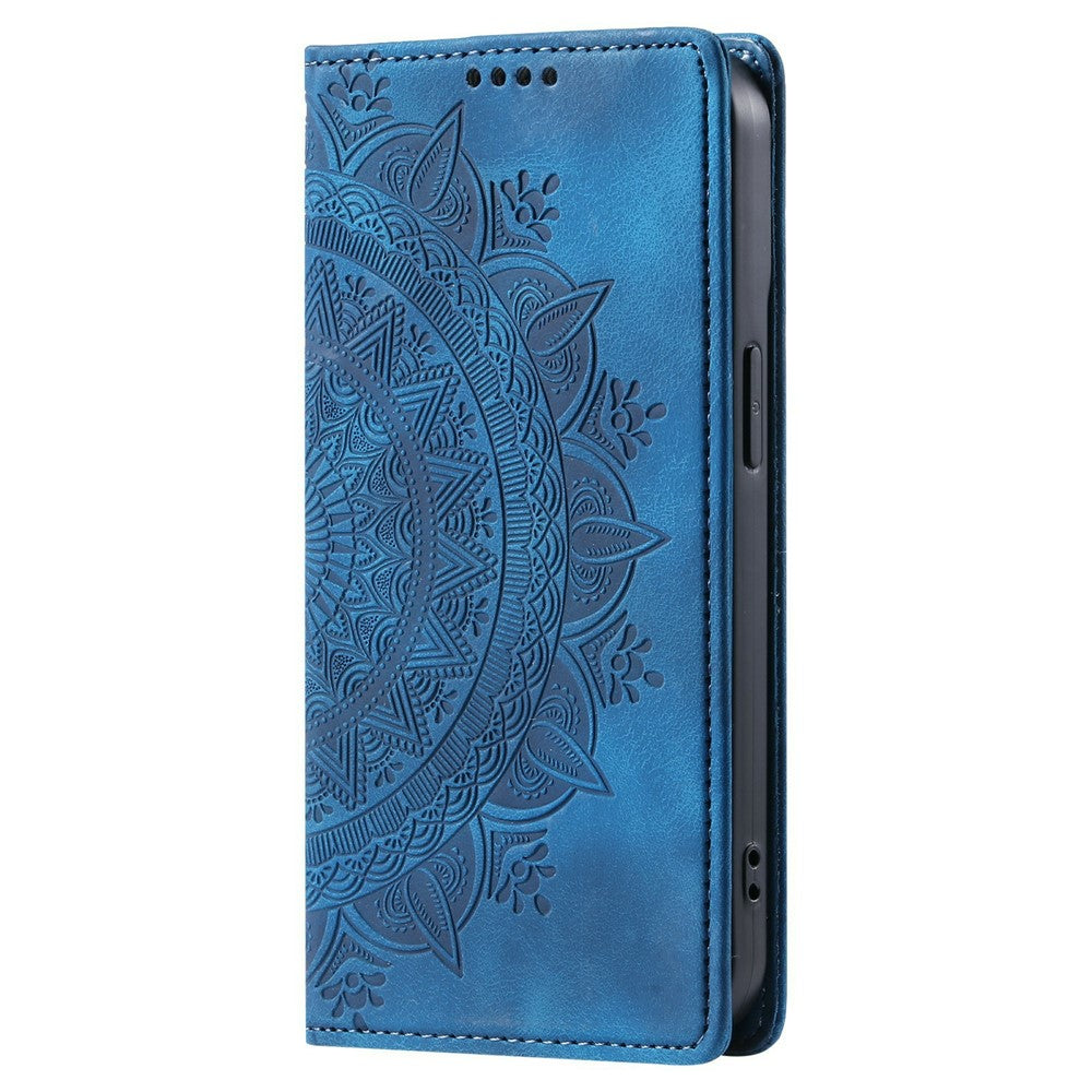 For Samsung Galaxy S26 Ultra Case Magnetic Closing Leather Phone Cover Pattern Imprinted