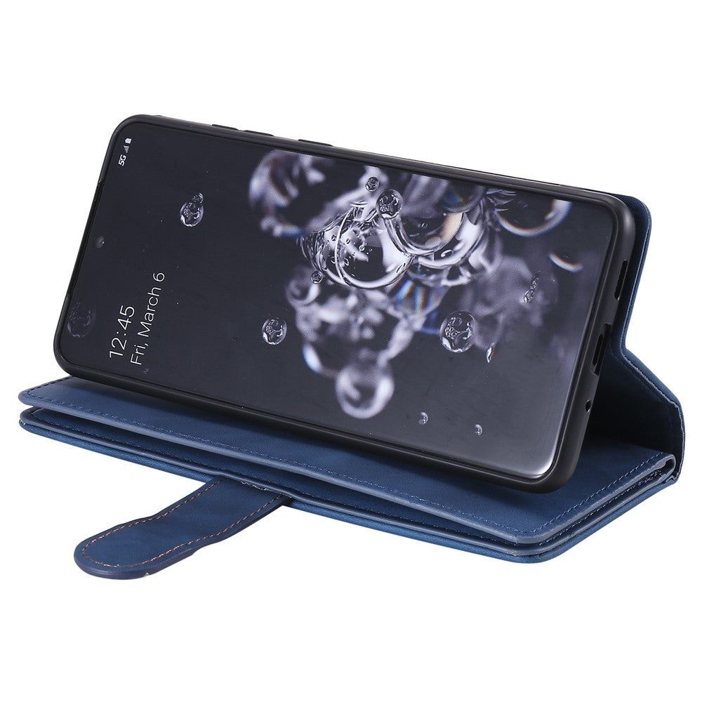 For Samsung Galaxy S26 Ultra Case 9 Card Slots Zipper Wallet PU Leather Phone Cover with Wrist Strap