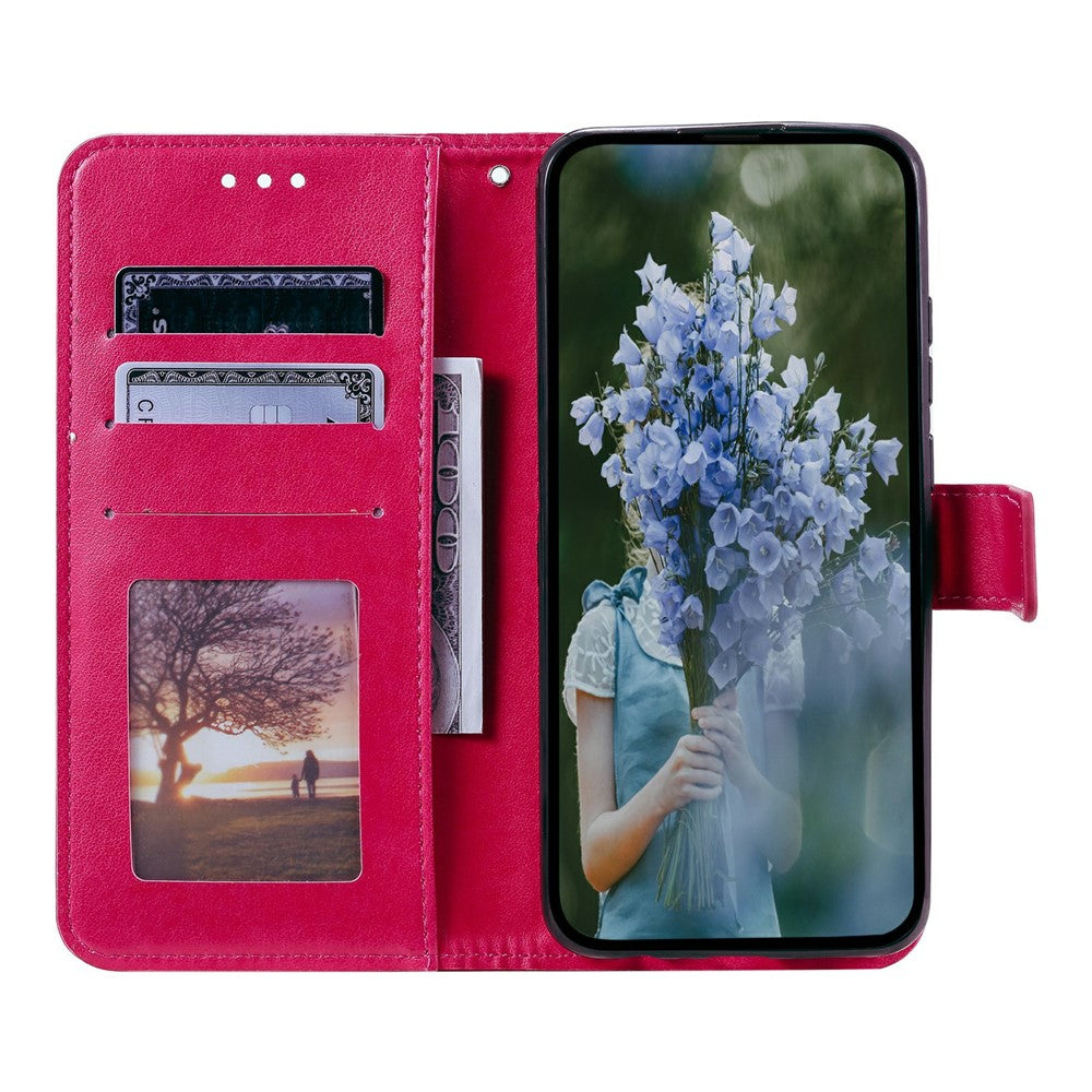 For Samsung Galaxy S26  /  S26 Pro Stand Case Imprinted Totem PU Leather Wallet Phone Cover with Wrist Strap