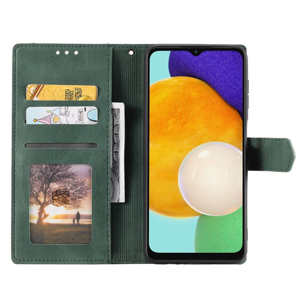 For Samsung Galaxy S26  /  S26 Pro Leather Case Splicing Stitching Wallet Phone Cover with Wrist Strap