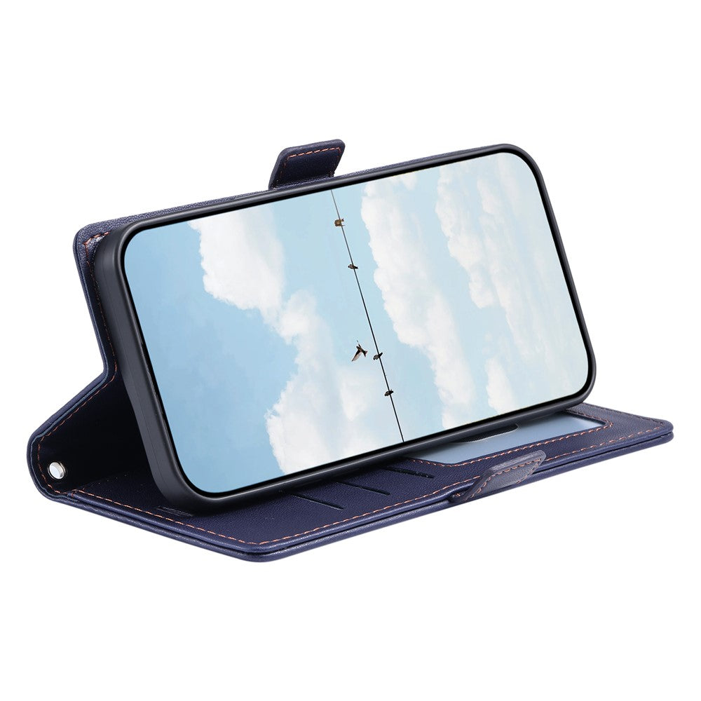 For Samsung Galaxy S26 Ultra Leather Case Rhombus Texture Wallet Stand Phone Cover with Wrist Strap